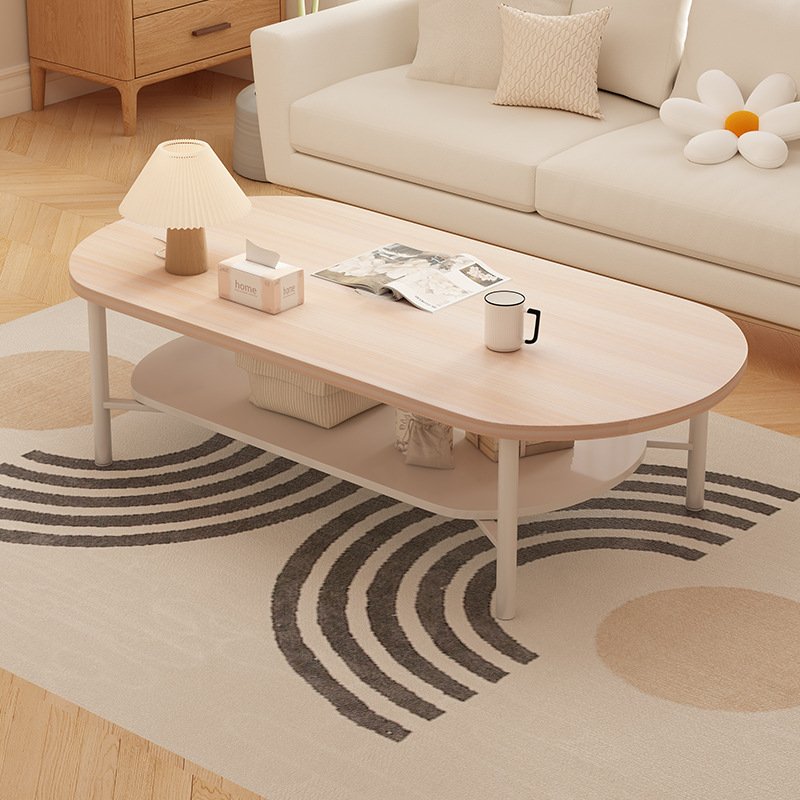 Nordic White Coffee Table - Image 2