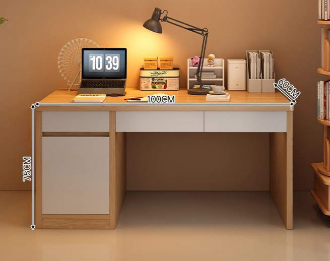 Nordic Wooden Computer Desk - Image 2