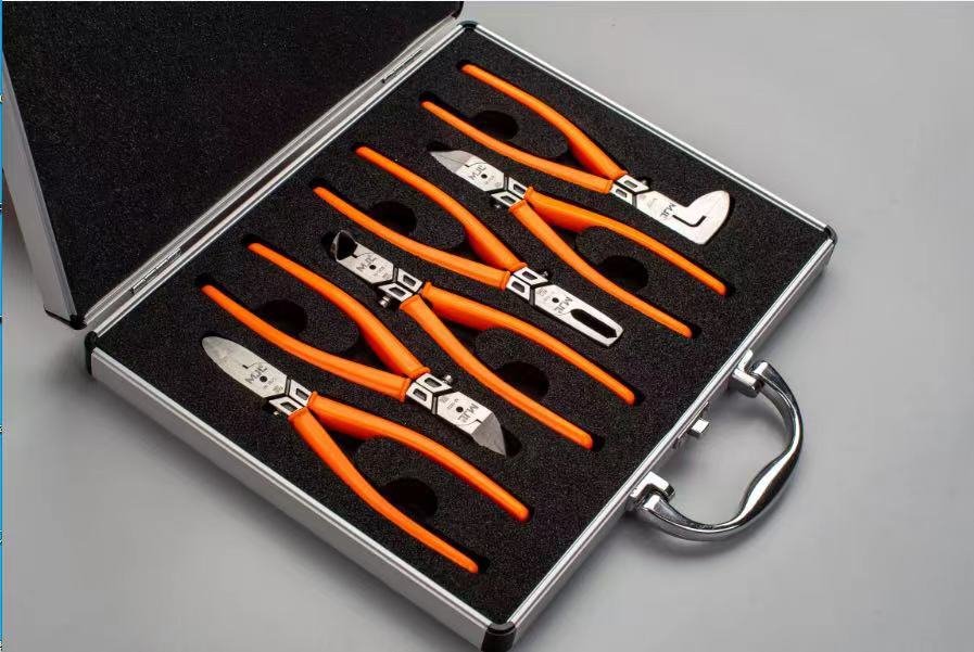 Orange Precision Pliers Set