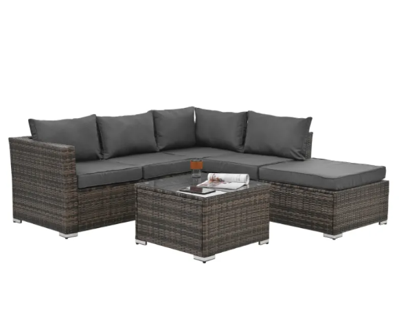 Modern Rattan Outdoor Sofa Set