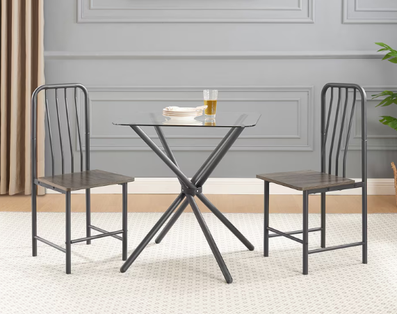 Modern Glass Dining Set - Image 4