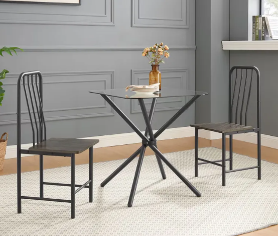 Modern Glass Dining Set